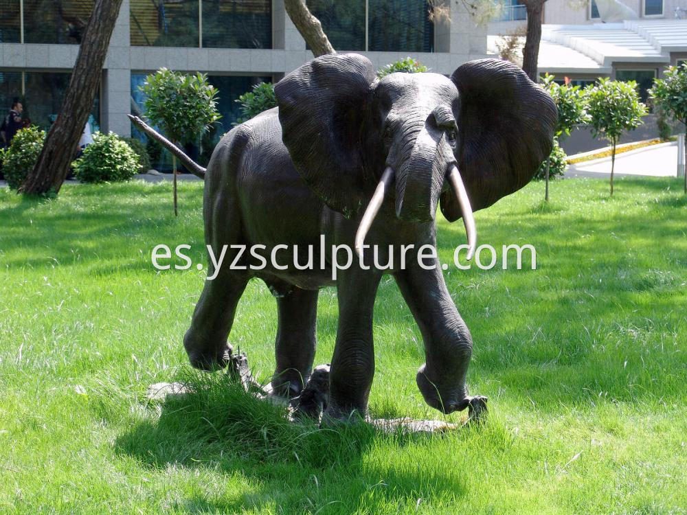 Bronze Elephant Sculpture 